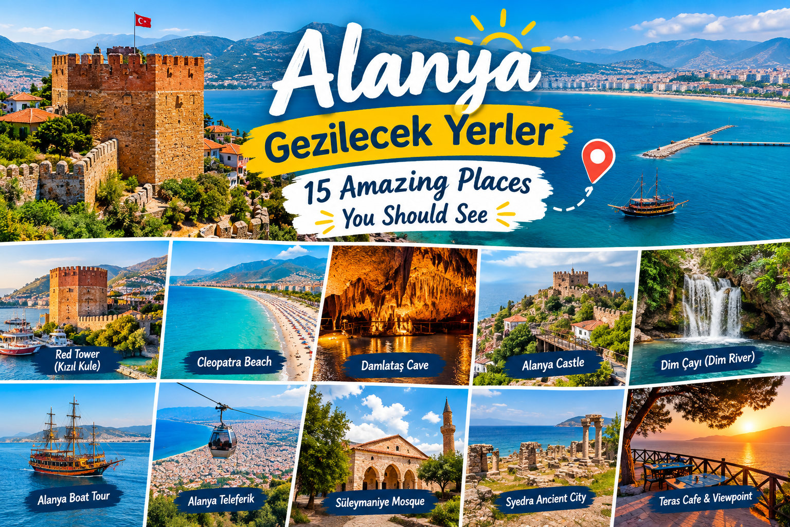 Alanya Gezilecek Yerler
